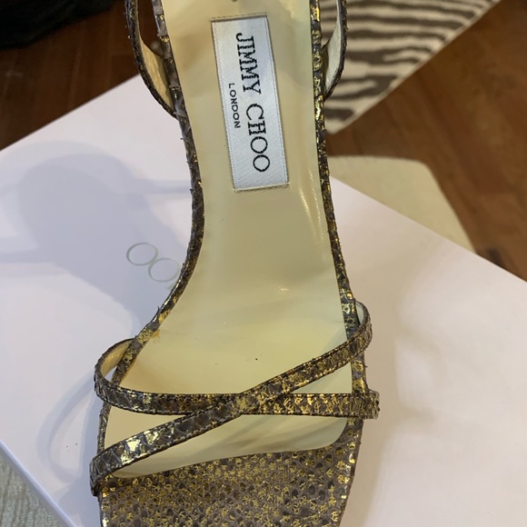 NIB ***Jimmy Choo Python sandals *** - Picture 5 of 8
